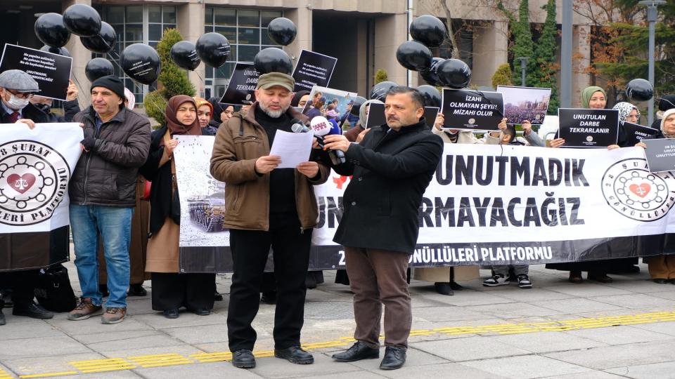 Anfidap'tan İşgalci ABD büyükelçiliği önünde Gazze protestosu / 28. Yılında 28 Şubat Darbecileri Protesto Edildi..
