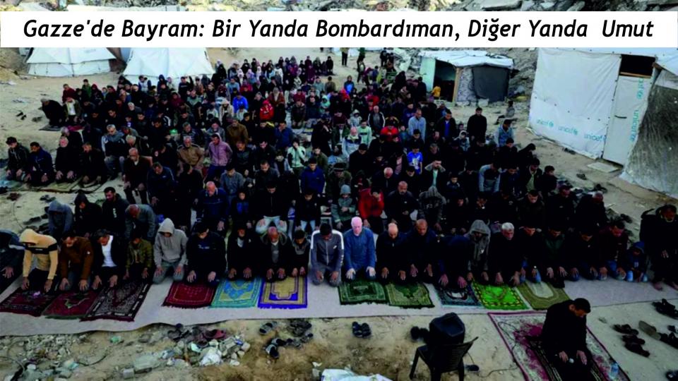 Gazze'de Bayram: Bir yanda bombardıman, diğer yanda tatlı ve umut