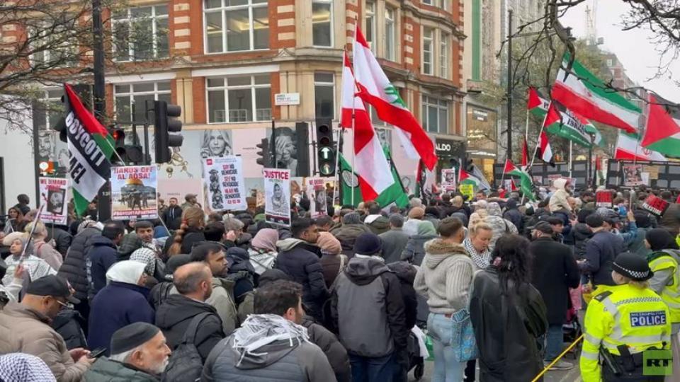 Londra'da Dünya Kudüs Günü yürüyüşü gerçekleştirildi