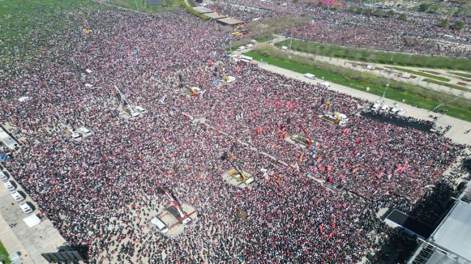 Maltepe'de İmamoğlu mitingi