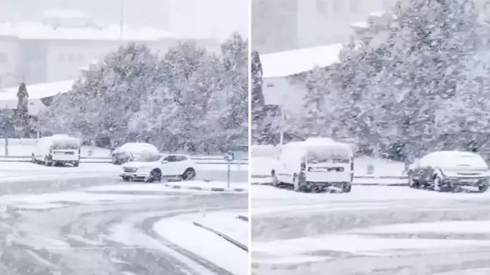 Ankara beyaza büründü