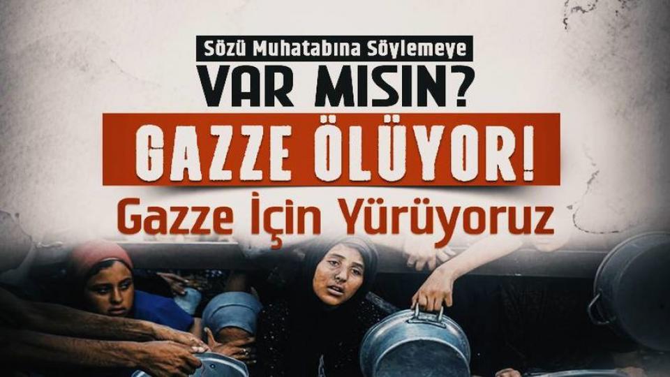 Köklü Değişim, Yasağa Rağmen ; Gazze için Sözünü İktidara Söyleyecek