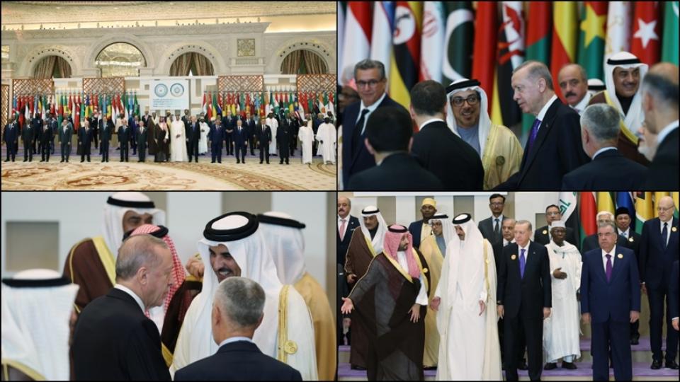 Cumhurbaşkanı Erdoğan'dan Katar'da diplomasi trafiği