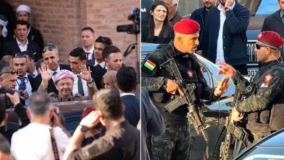 Barzani, Cizre'de ağırlandı