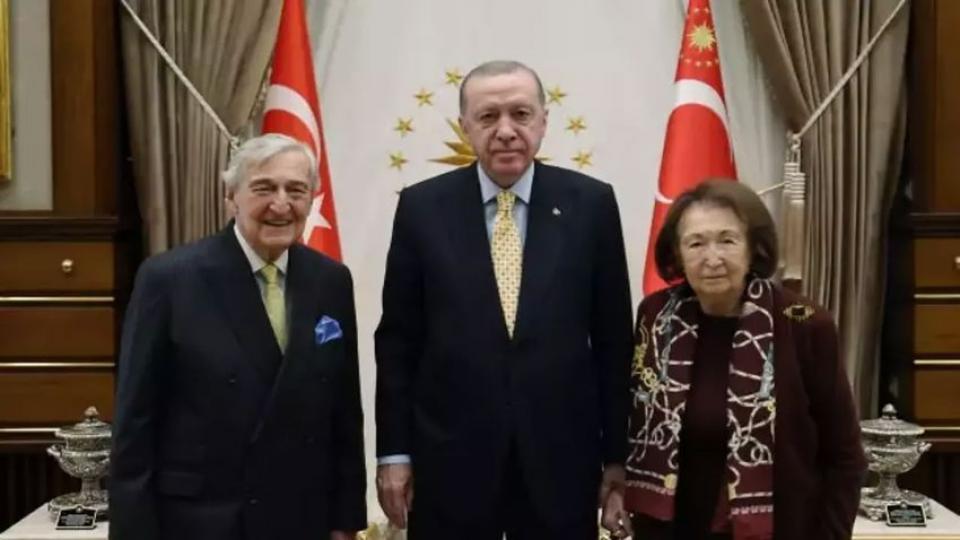 Cumhurbaşkanı Erdoğan, Koç ve Arsel ile bir araya geldi