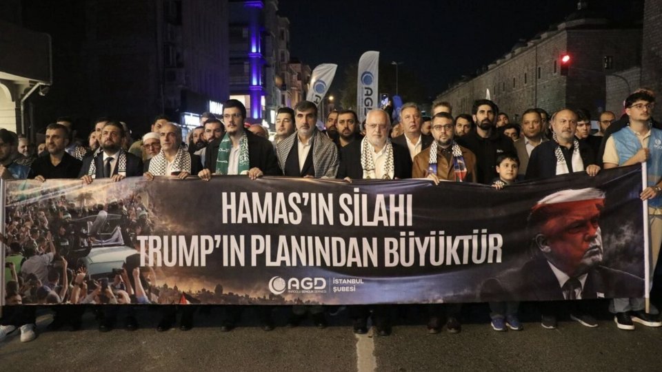 Peygamber Sevdalıları ve AGD'den ortak Gazze yürüyüşü