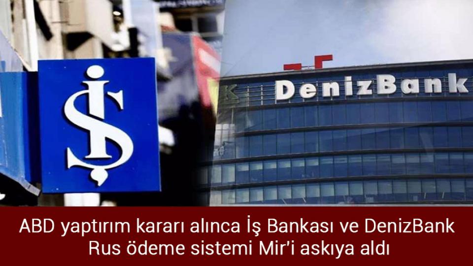 Biden: Çin saldırırsa ABD askeri Tayvan'ı savunacak / ABD yaptırım kararı alınca İş Bankası ve DenizBank Rus ödeme sistemi Mir'i askıya aldı