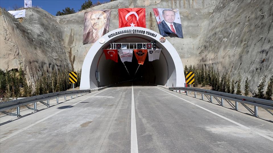 Her Taraf / Türkiye'nin habercisi / Ankara' nın en uzun tüneli 'Kızılcahamam-Çerkeş Tüneli' açıldı