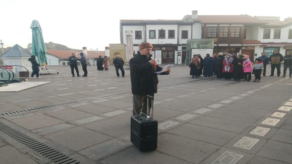 Ankaralılar Filistin Direnişine Destek İçin Hacı Bayramda Biraraya Geldi...