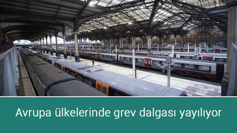 Avrupa ülkelerinde grev dalgası yayılıyor