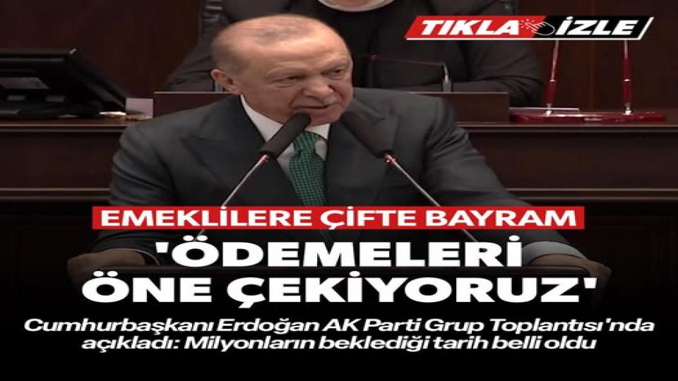 Her Taraf - Türkiyenin habercisi / Cumhurbaşkanı Erdoğan'dan emekliye çifte bayram müjdesi: Maaş ve ikramiye ödemeleri öne çekildi