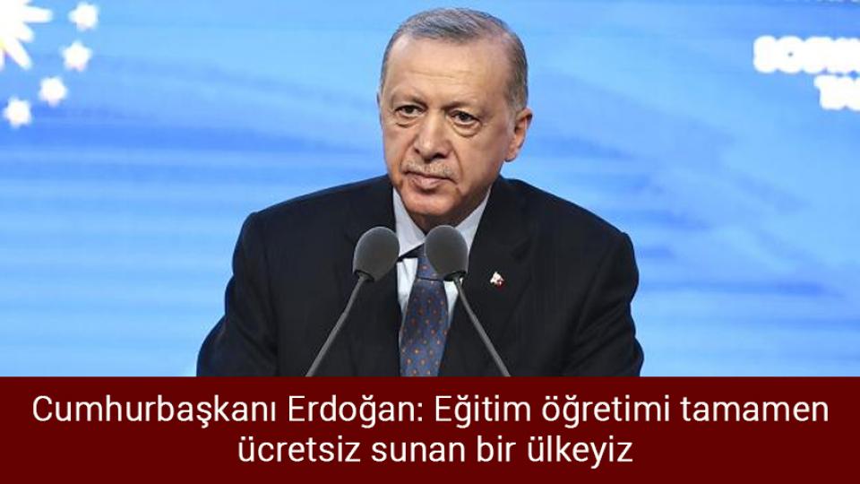 HDP'den İmamoğlu'na veto / Cumhurbaşkanı Erdoğan: Eğitim öğretimi tamamen ücretsiz sunan bir ülkeyiz