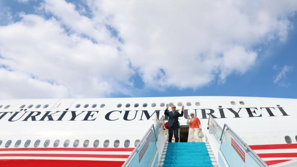 Cumhurbaşkanı Erdoğan, Katar'a gitti