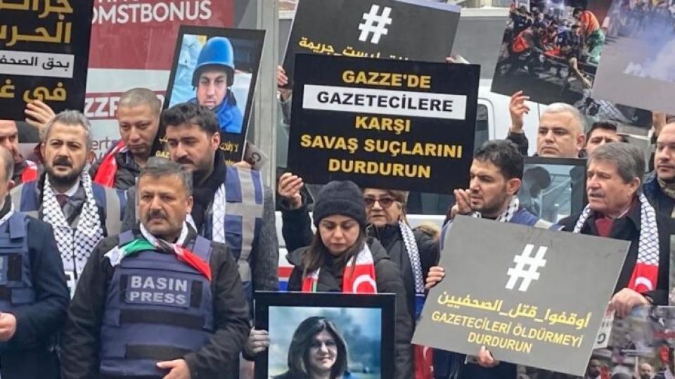 Filistin Dayanışma Platformu: 10 Ocak Çalışırken Katledilen Gazeteciler Günü