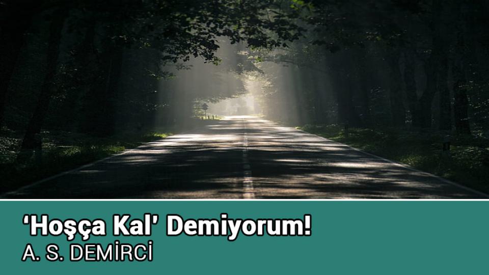 Her Taraf / Türkiye'nin habercisi / ‘Hoşça Kal’ Demiyorum! / A.S. DEMİRCİ