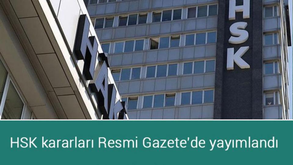 CHP dezenformasyon yasasını AYM'ye götürdü / HSK kararları Resmi Gazete'de yayımlandı