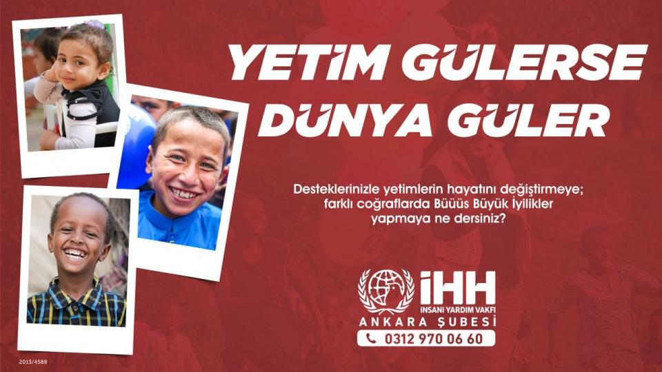 İHH Ankara Şubesi Yetimlerin Yüzünü Güldürüyor