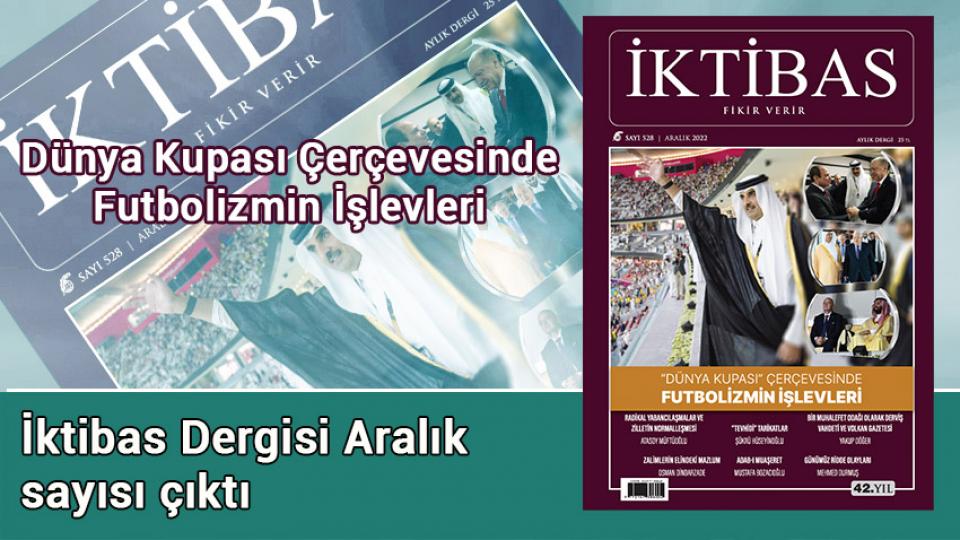 İktibas Dergisi Aralık sayısı çıktı