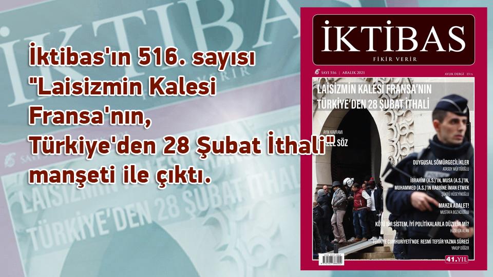 İktibas Dergisi Aralık sayısı çıktı