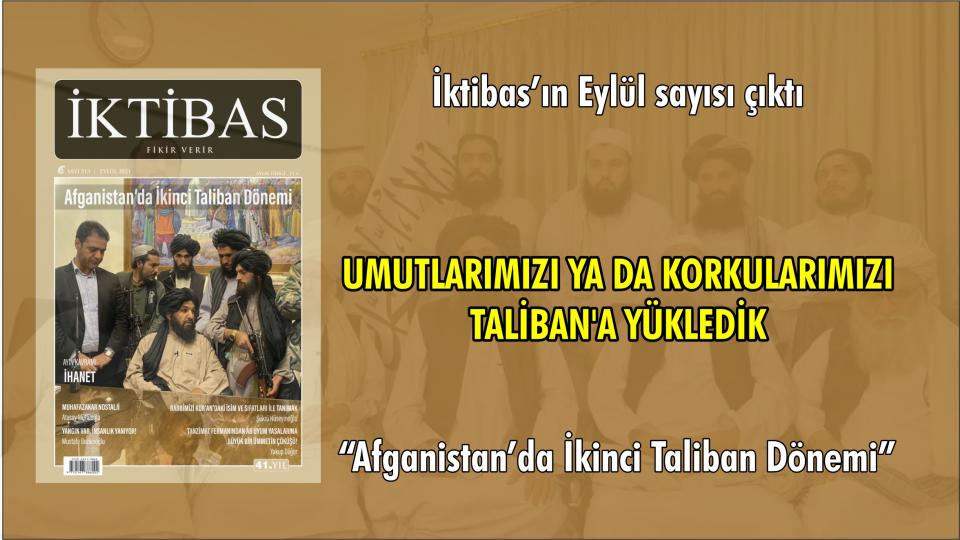 İktibas Dergisi Eylül 2021 Sayısı Çıktı..