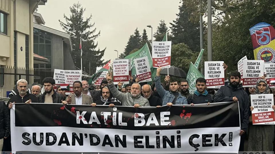 İstanbul'da Birleşik Arap Emirlikleri protestosu!
