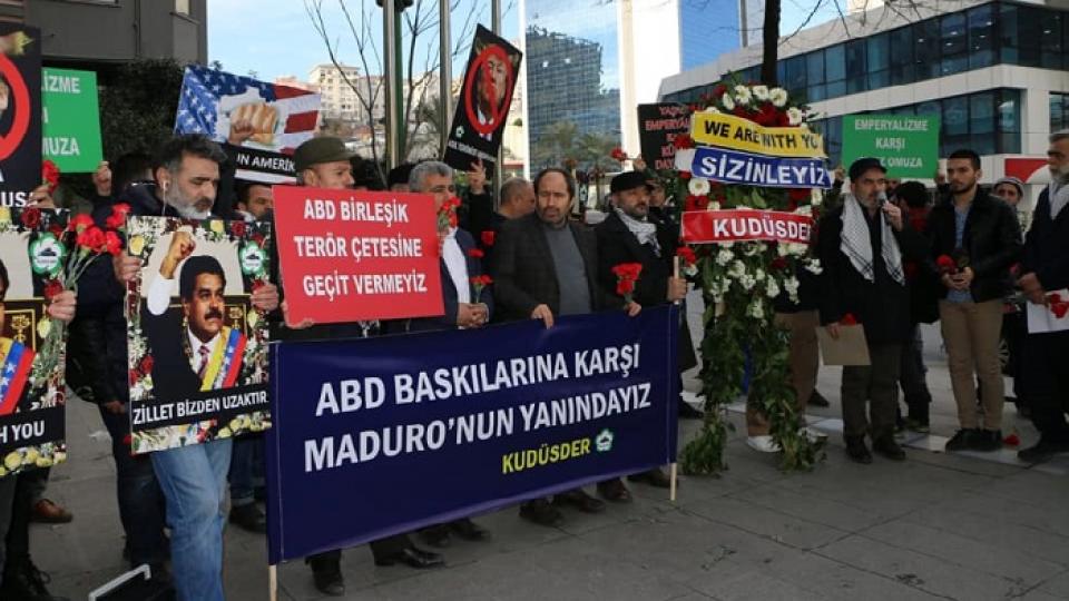 Kudüsder'den Venezuela Halkıyla Dayanışma Eylemi