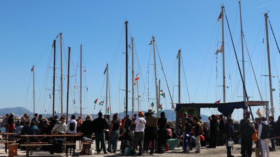 Küresel Sumud Filosu misyonuna katılacak tekneler bugün Marsilya'dan hareket edecek