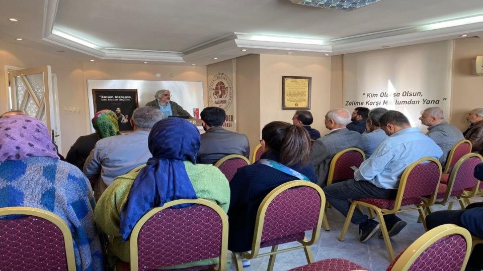 MAZLUMDER  İnsan Hakları Okulu Son Dersle Sona Erdi