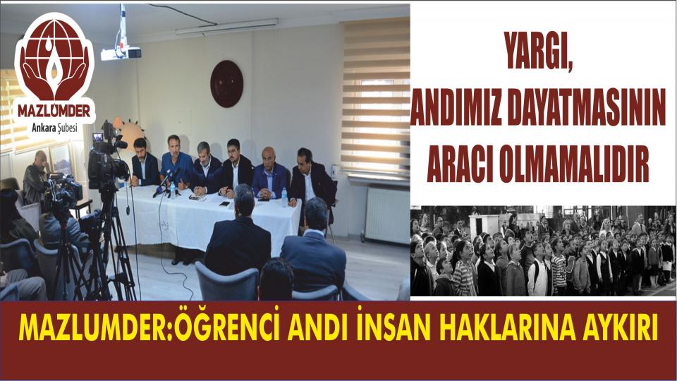 MAZLUMDER:KADES Uygulamasının Dil Desteği Türkiye’de Konuşulan Bütün Dilleri Kapsamalıdır / MAZLUMDER: YARGI, ‘ANDIMIZ’ DAYATMASININ ARACI OLMAMALIDIR!