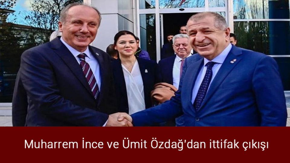 Göç sorunu için bir eylem planı da Gelecek’ten: “Çözümün nihai ve gerçek adresi Türkiye’dir” / Muharrem İnce ve Ümit Özdağ'dan ittifak çıkışı