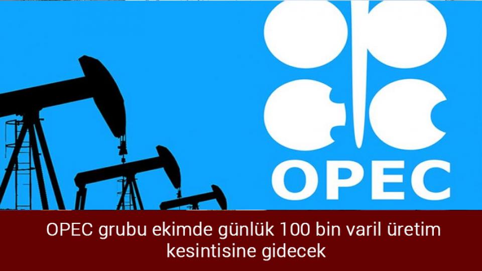 YDS başvuruları başladı / OPEC grubu ekimde günlük 100 bin varil üretim kesintisine gidecek
