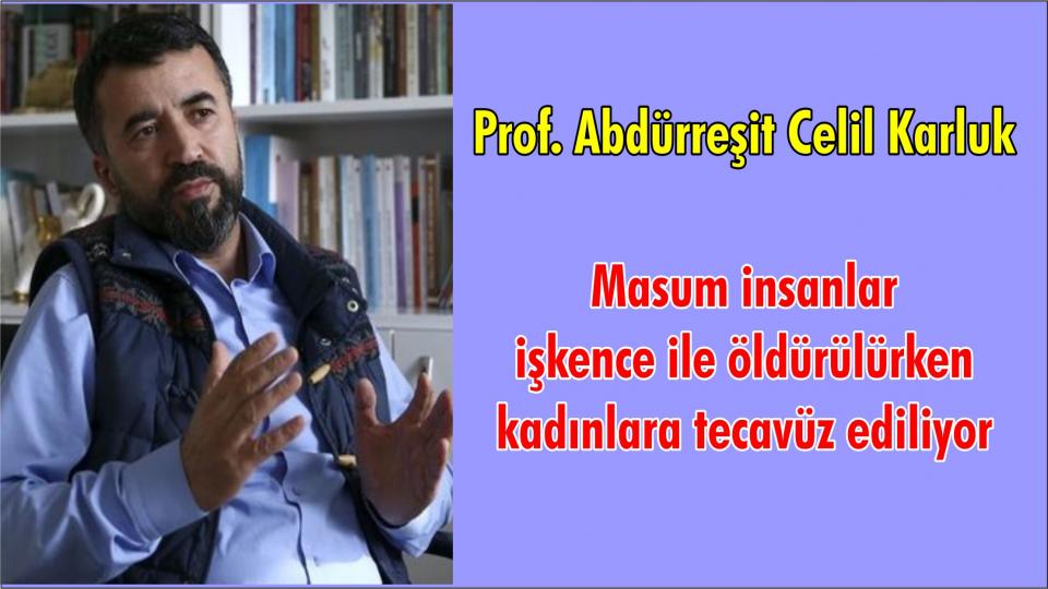 Uygurların Ankara’daki temaslarında son durum! MHP’den red… / Prof. Abdürreşit Celil Karluk:“ÇİN, MASUMANE SORUYA BİLE CEVAP VERMİYOR”