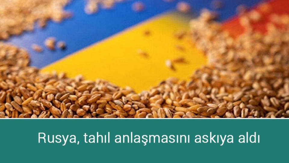 25 ilde ehliyet sınav sorularını rüşvet karşılığı satan çeteye operasyon / Rusya, tahıl anlaşmasını askıya aldı