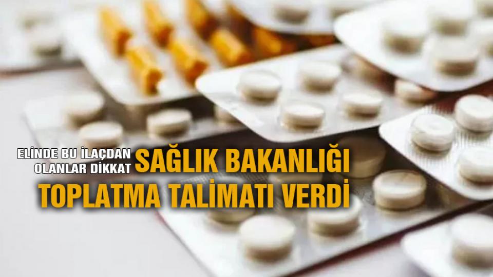 Her Taraf / Türkiye'nin habercisi / Sağlık Bakanlığı o ağrıkesici ilaç için toplatma kararı aldı!