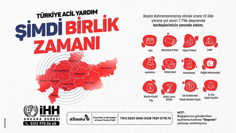 Depremzedelere duygulandıran bağış: Kimi kıyafet, kimi yiyecek, kimi kefen yolladı... / Şimdi Birlik Zamanı