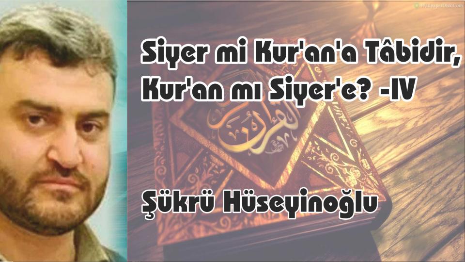 “Büyük İkramiye” Hep Düzene! / Şükrü HÜSEYİNOĞLU / Siyer mi Kur'an'a Tâbidir, Kur'an mı Siyer'e? (IV)-Şükrü Hüseyinoğlu