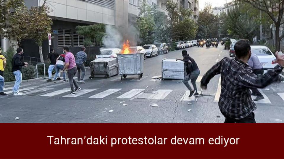 Tahran’daki protestolar devam ediyor