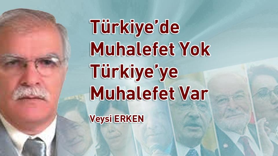 Türkiye’de Muhalefet Yok Türkiye’ye Muhalefet Var /  Veysi ERKEN