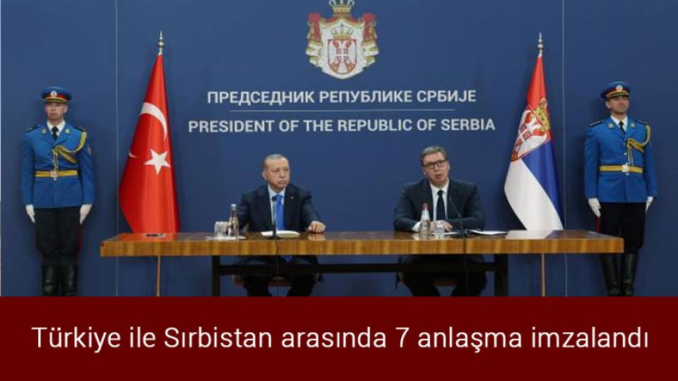 Mersin'deki orman yangını, havadan ve karadan müdahaleyle kontrol altına alındı / Türkiye ile Sırbistan arasında 7 anlaşma imzalandı