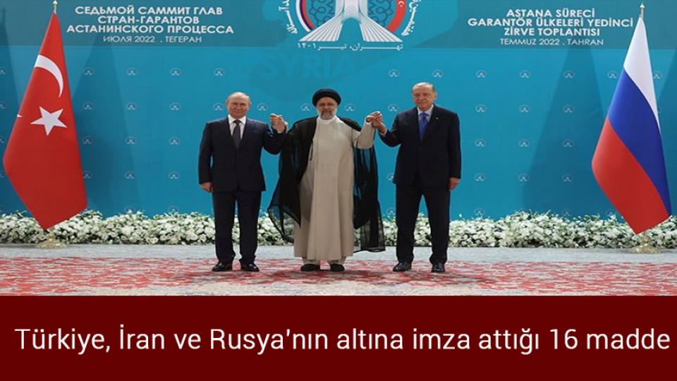 TCMB'nin net rezervi 20 yılın en düşük seviyesinde / Türkiye, İran ve Rusya'nın altına imza attığı 16 madde