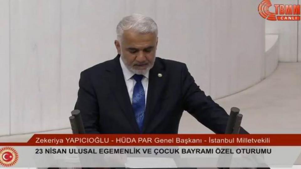 Her Taraf / Türkiye'nin habercisi / Yapıcıoğlu: Bu Meclis milletin Meclisi'dir, hiçbir vesayeti kabul etmemelidir